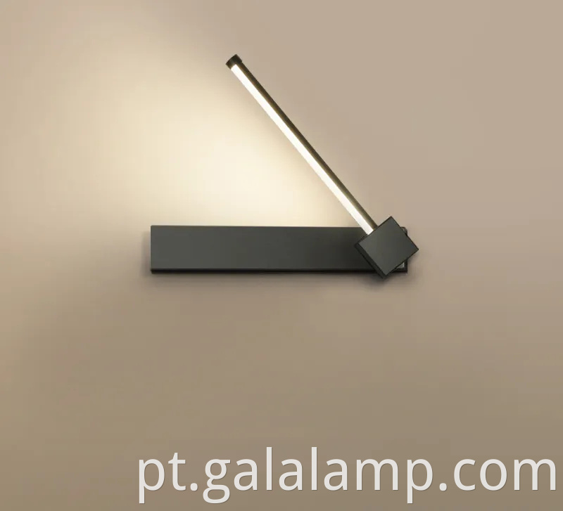 Lâmpada de parede contemporânea de 220V LED para decoração interior elegante